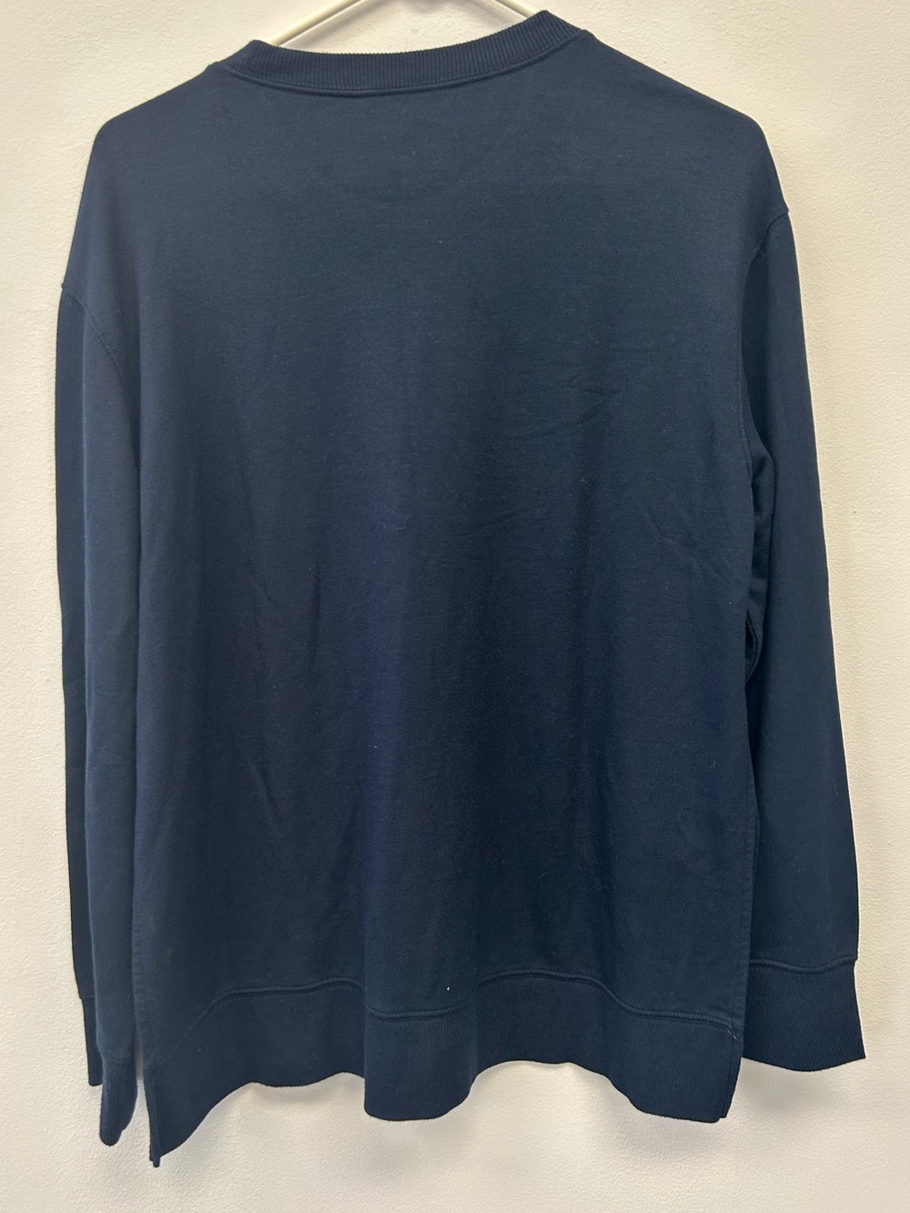 Joy Lab Women's Navy Crew Neck Long Sleeve Pullover Sweater Fall 18’ - Picture 2 of 6